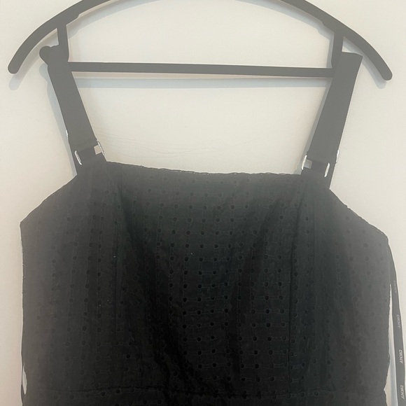 NWT DKNY MIXED MEDIA ORGANZA EYELET DRESS - Picture 8 of 14